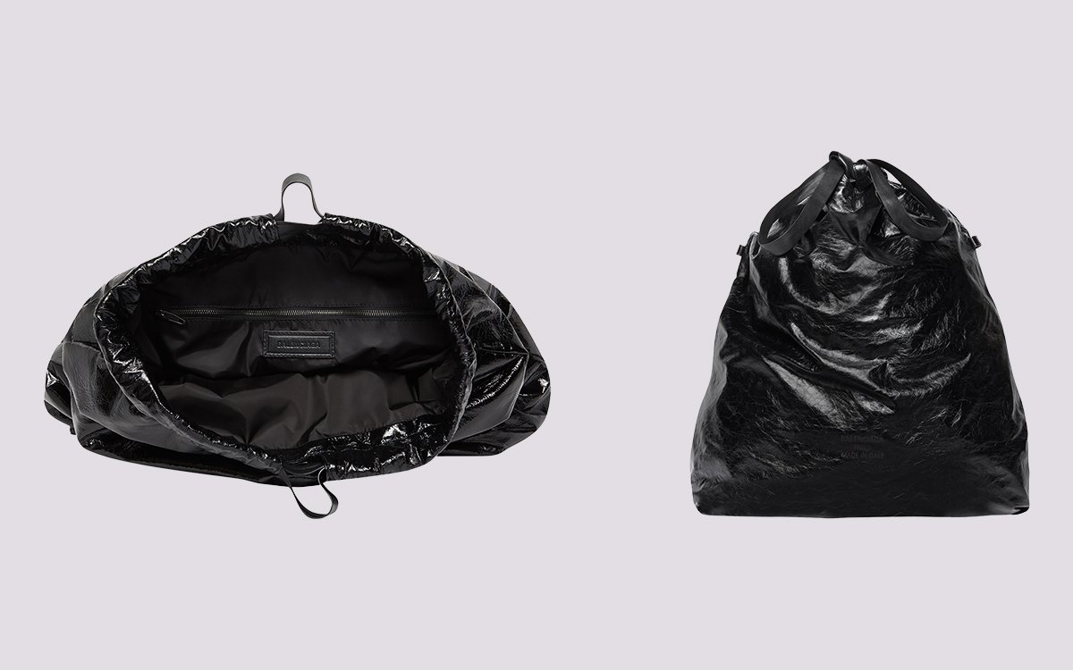 Balenciaga's 'trash pouch' 