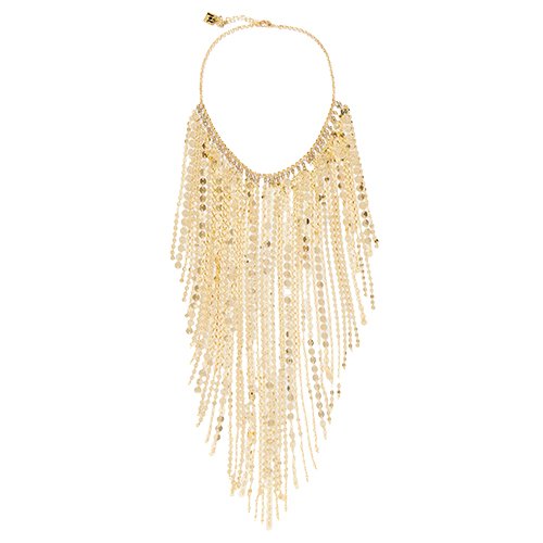 Fiesta gold tone necklace