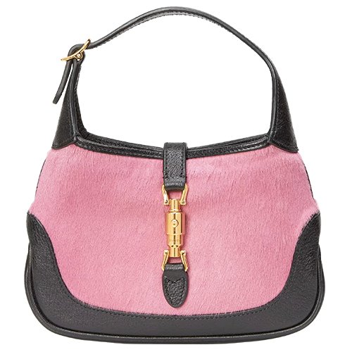 GUCCI JACKIE 1961 MINI CALF HAIR SHOULDER BAG