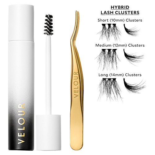 VELOUR LASHES XTENSIONS<br />
FALSE LASHES KIT