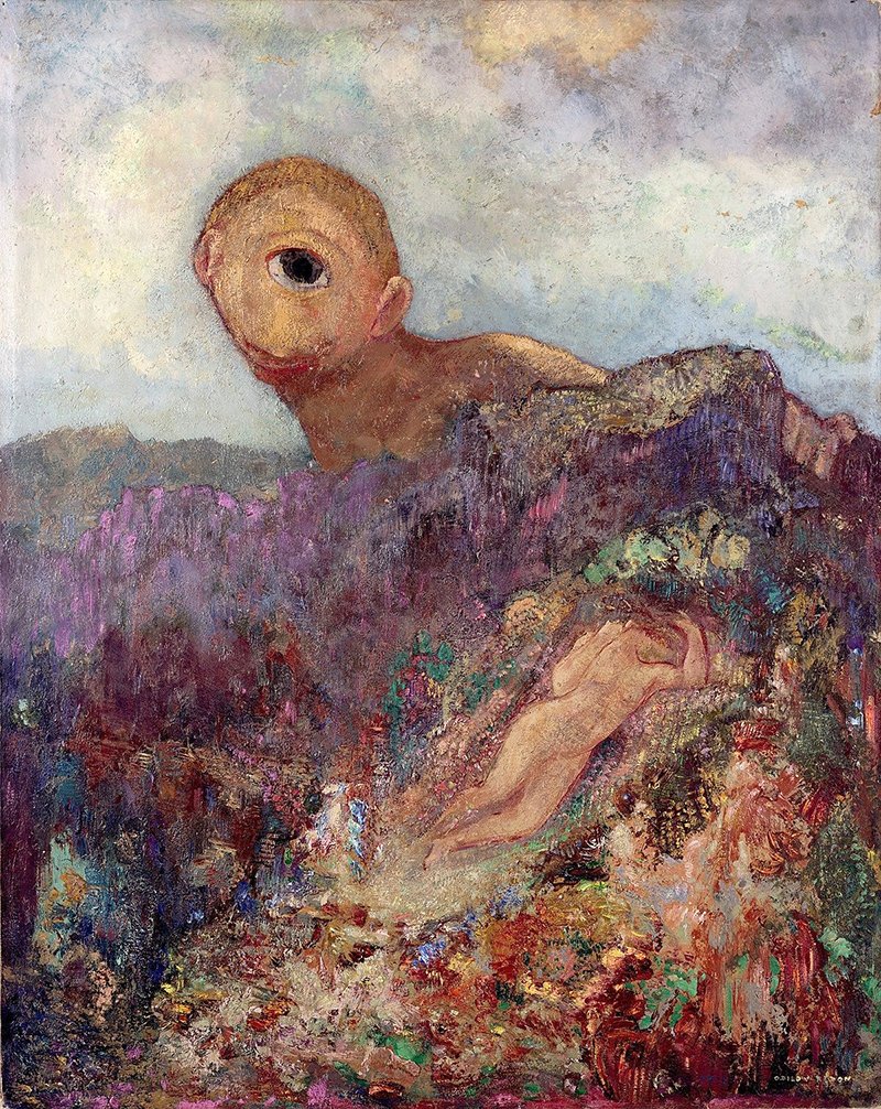 4. THE CYCLOPS – ODILON REDON