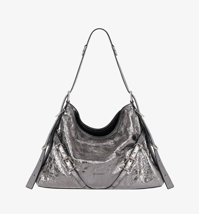 2. GIVENCHY MEDIUM VOYOU<br />
BAG IN LAMINATED LEATHER