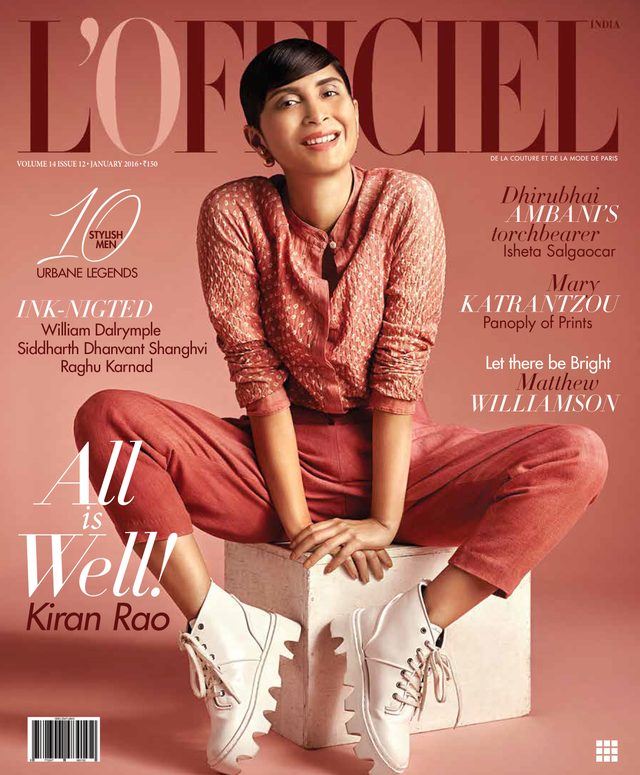 L’Officiel India cover January 2016 – Kiran Rao