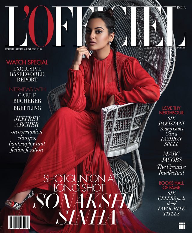 L’Officiel India cover June 2016 – Sonakshi Sinha
