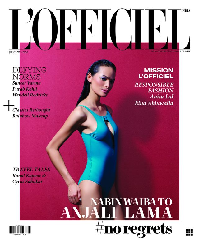 L’Officiel India cover July 2017 – Anjali Lama