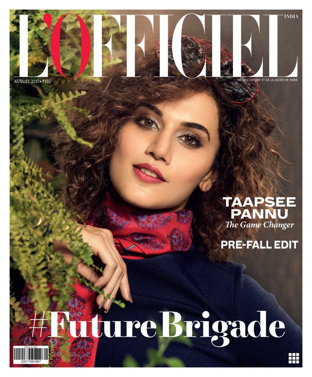 L’Officiel India cover August 2017 – Taapsee Pannu