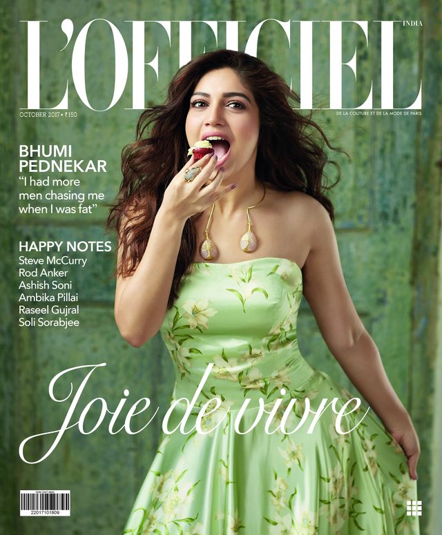 L’Officiel India cover October 2017 – Bhumi Pednekar