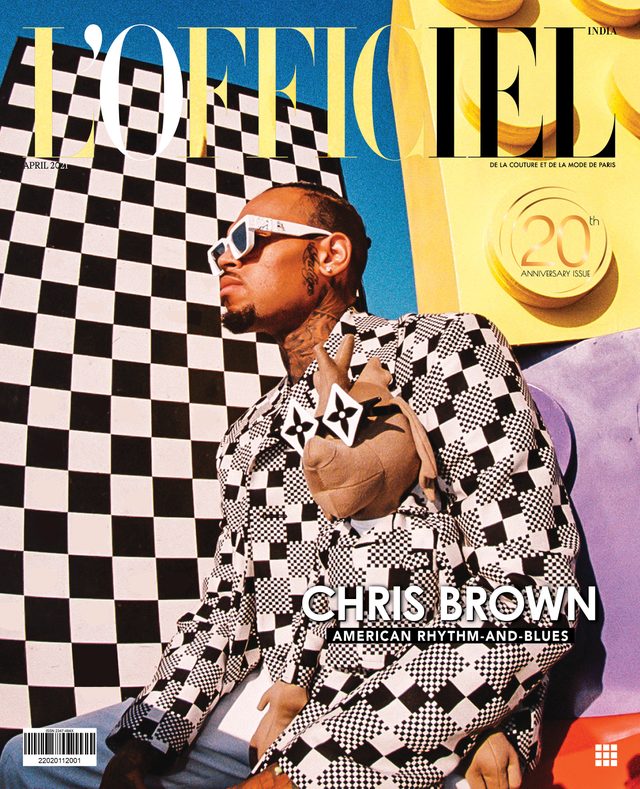 L’Officiel India cover April 2021 – Chris Brown