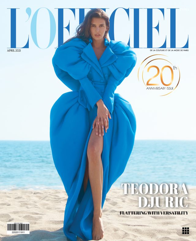 L’Officiel India cover April 2021 – Teodora Djuric