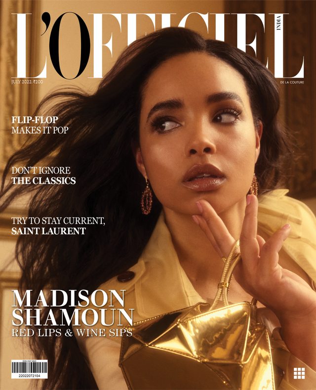 L’Officiel India cover July 2022 – Madison Shamoun