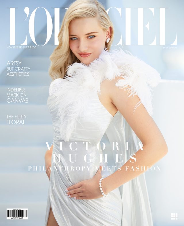L’Officiel India cover November 2023 – Victoria Hughes
