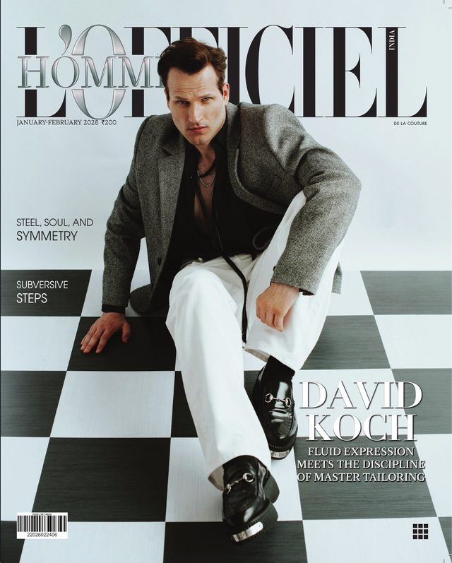 L’Officiel India cover January–February 2026 – David Koch