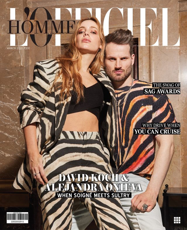 L’Officiel India Hommes cover March 2022 – David Koch & Alejandra