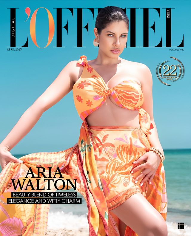 L’Officiel India Digital cover April 2023 – Aria Walton