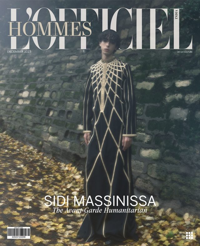L’Officiel India Hommes cover December 2023 – Sidi Massinissa