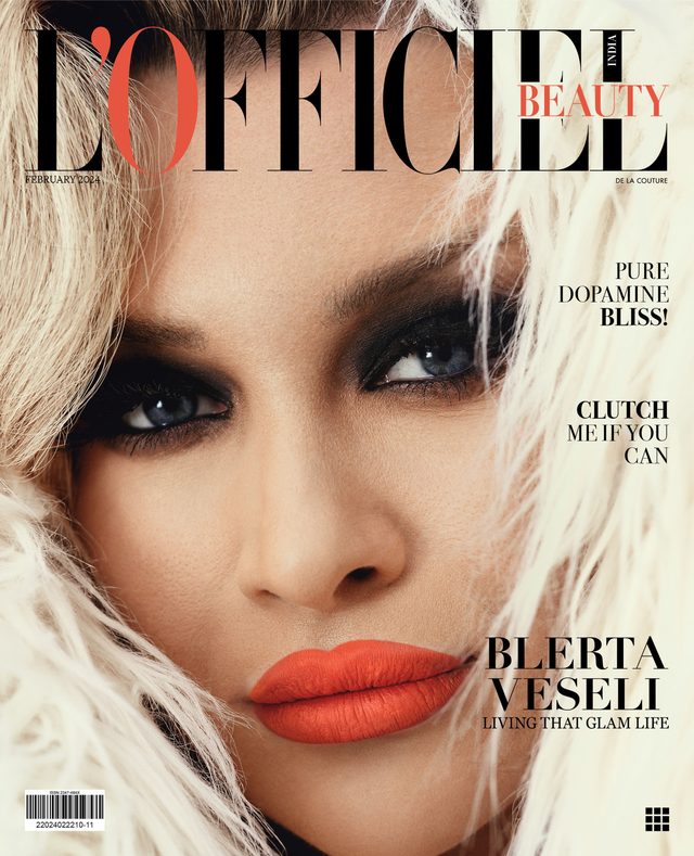 L’Officiel India Beauty cover January 2024 – Blerta Veseli