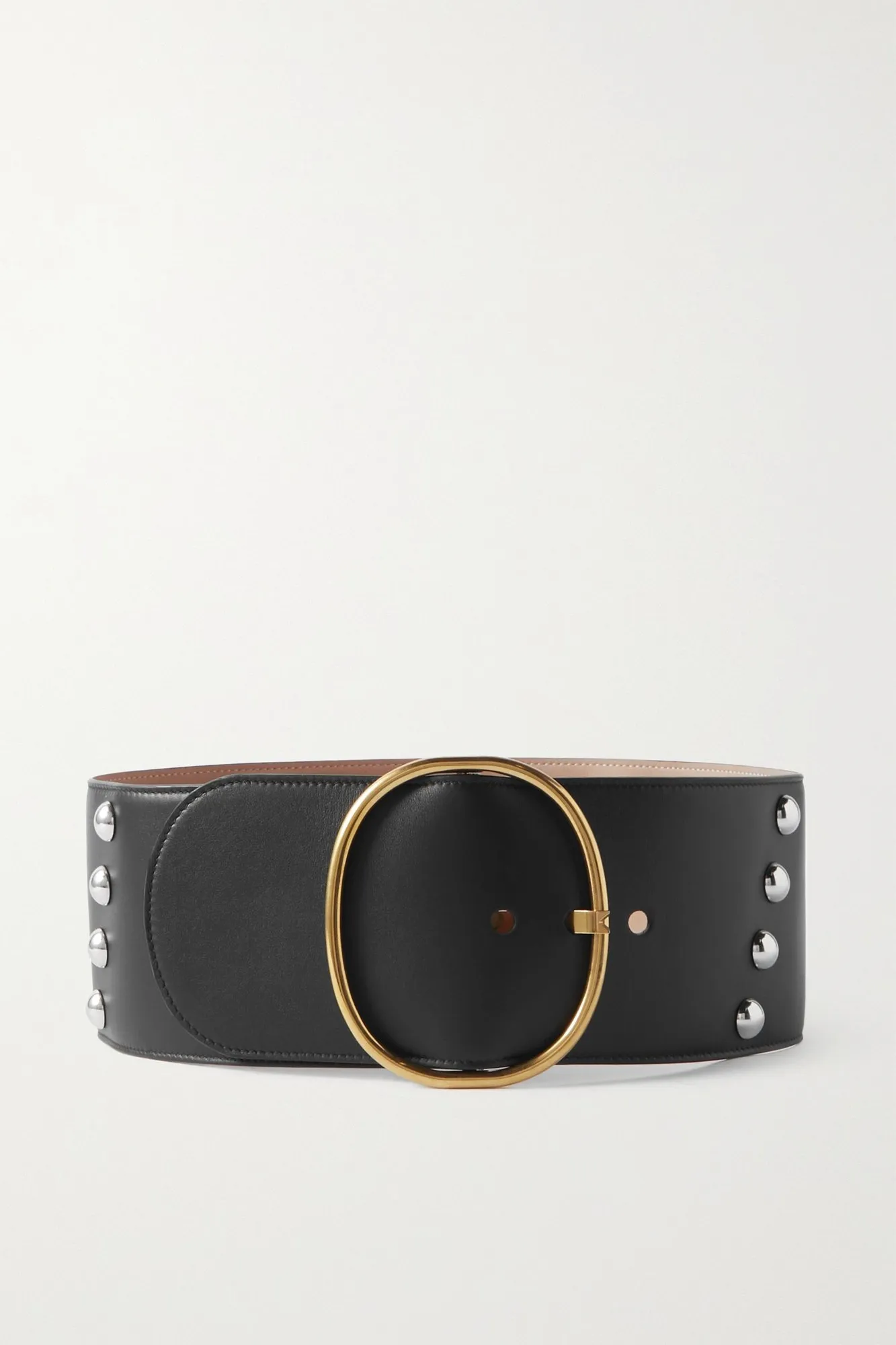 ALAÏA, Studded leather belt, approx. ₹1,39,000