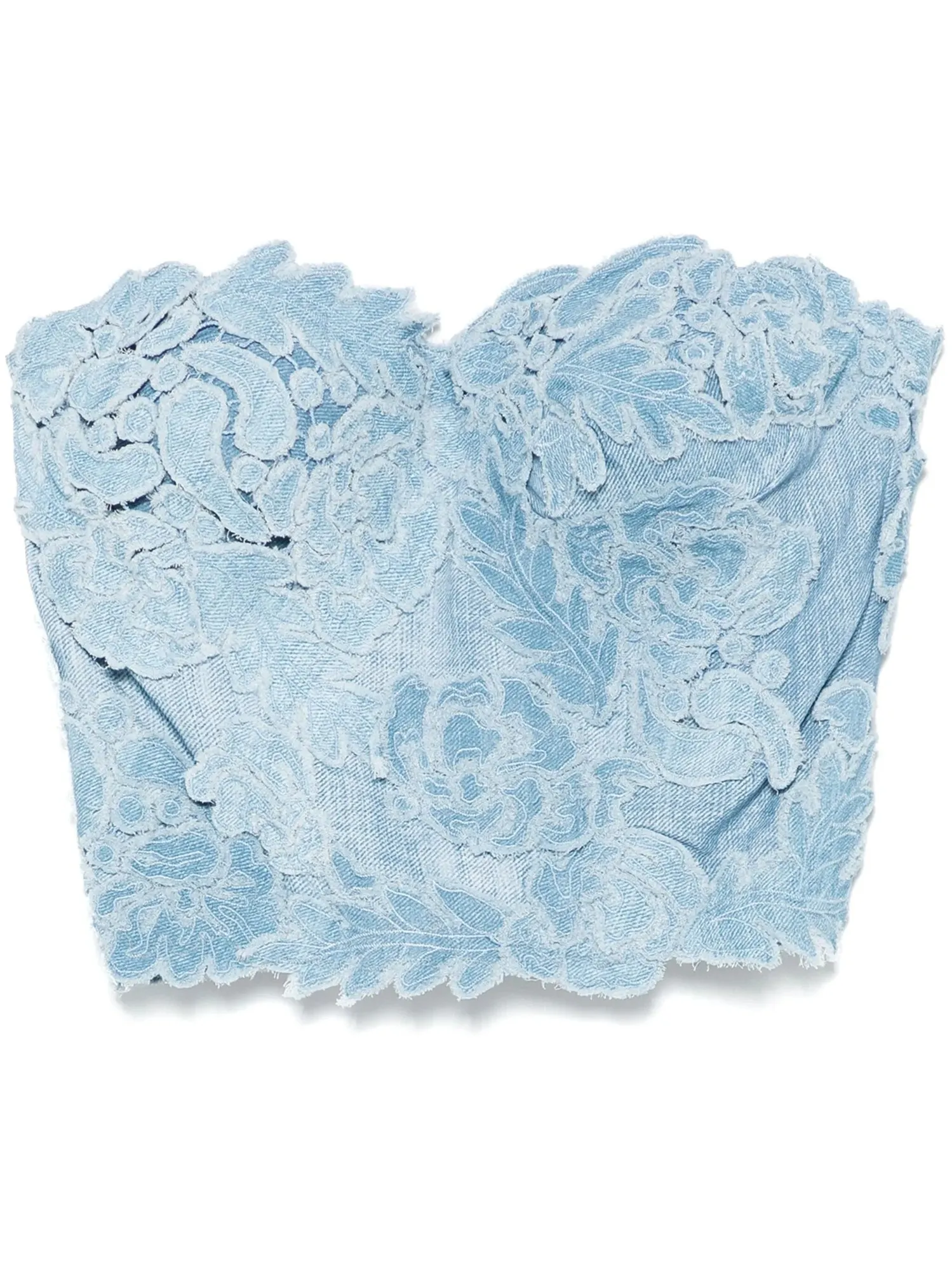 Ermanno Scervino, Denim Bustier Top, Rs 4,68,739
