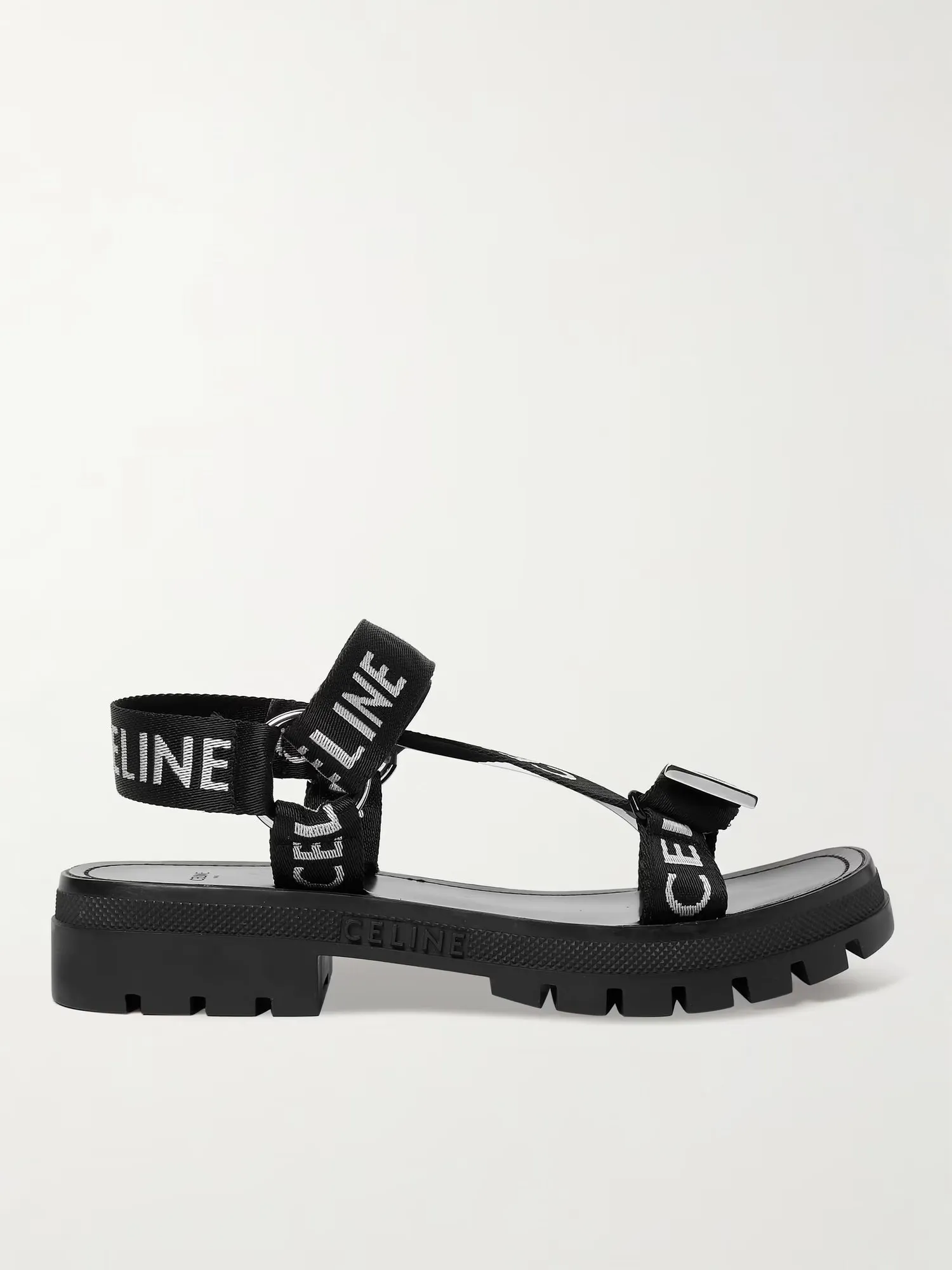 CELINE HOMME, Logo-Print Canvas Sandals, approx. ₹61,500