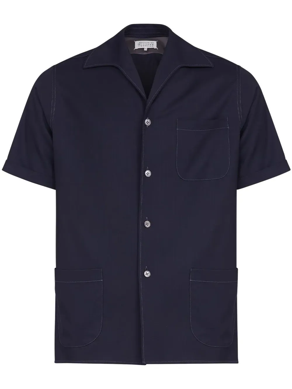 Maison Margiela, short-sleeve wool shirt, approx. Rs. 2,19,216