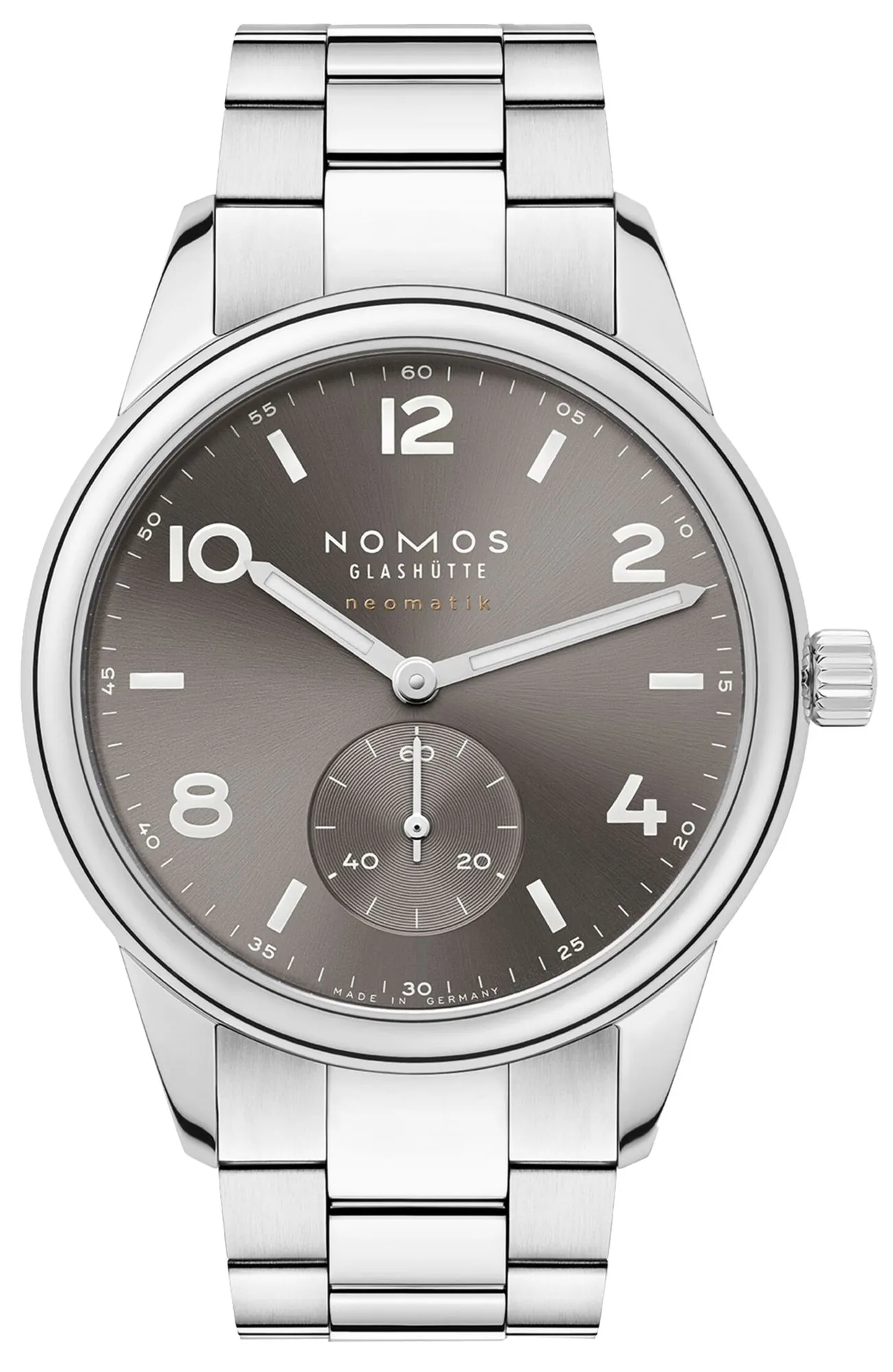 4. NOMOS GLASHUETTE, CLUB<br />
SPORT NEOMATIK 39 SMOKE