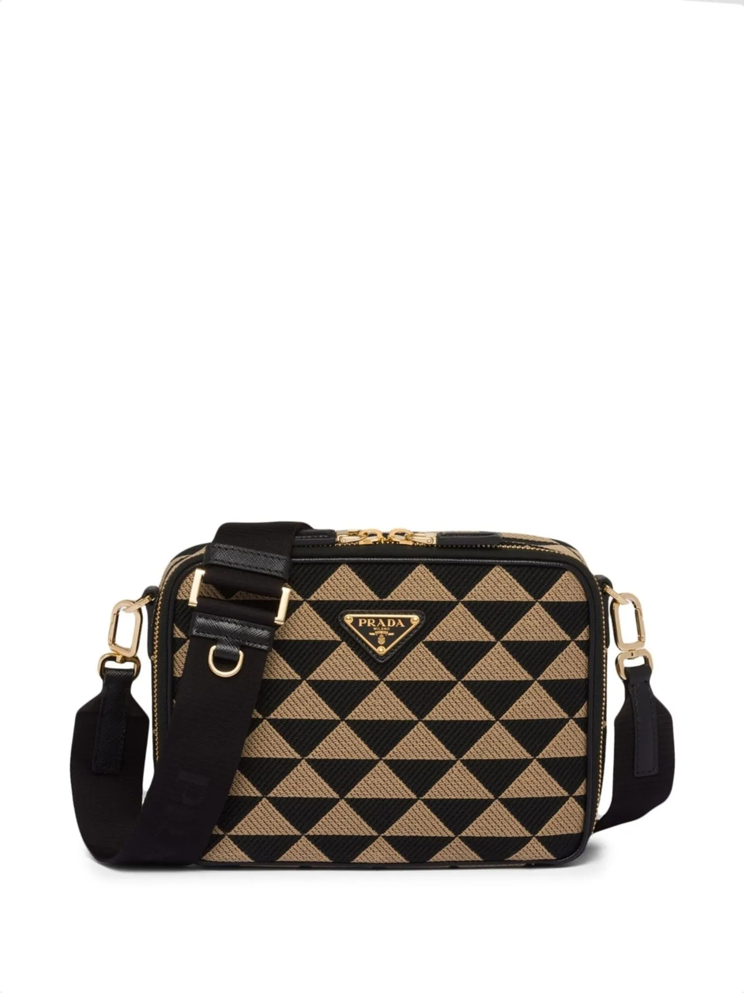 PRADA, Symbole embroidered messenger bag, approx. ₹ 2,63,600