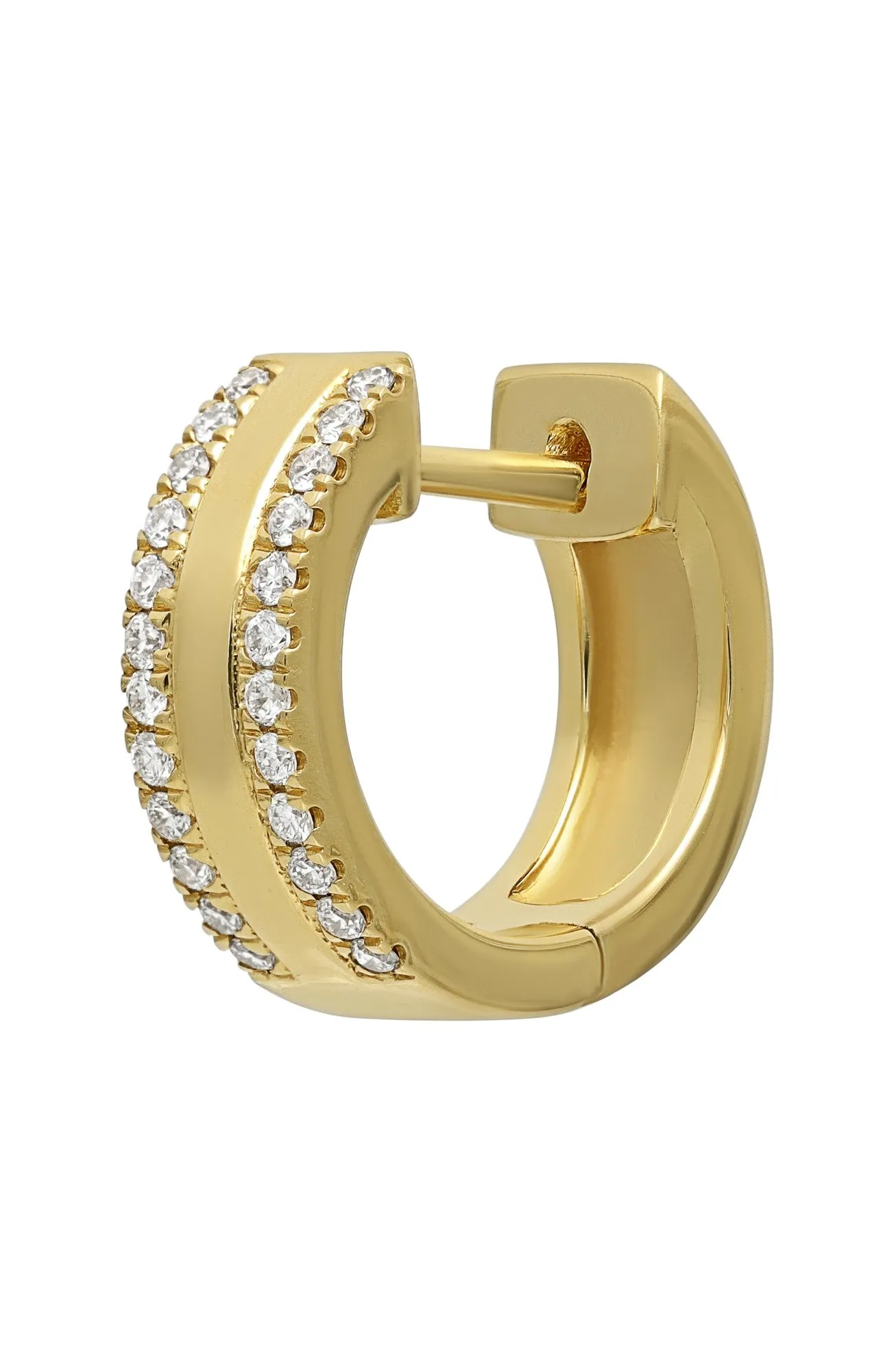 Bony Levy, Men’s Single Pave Diamond Hoop Earring, approx, ₹ 97,300