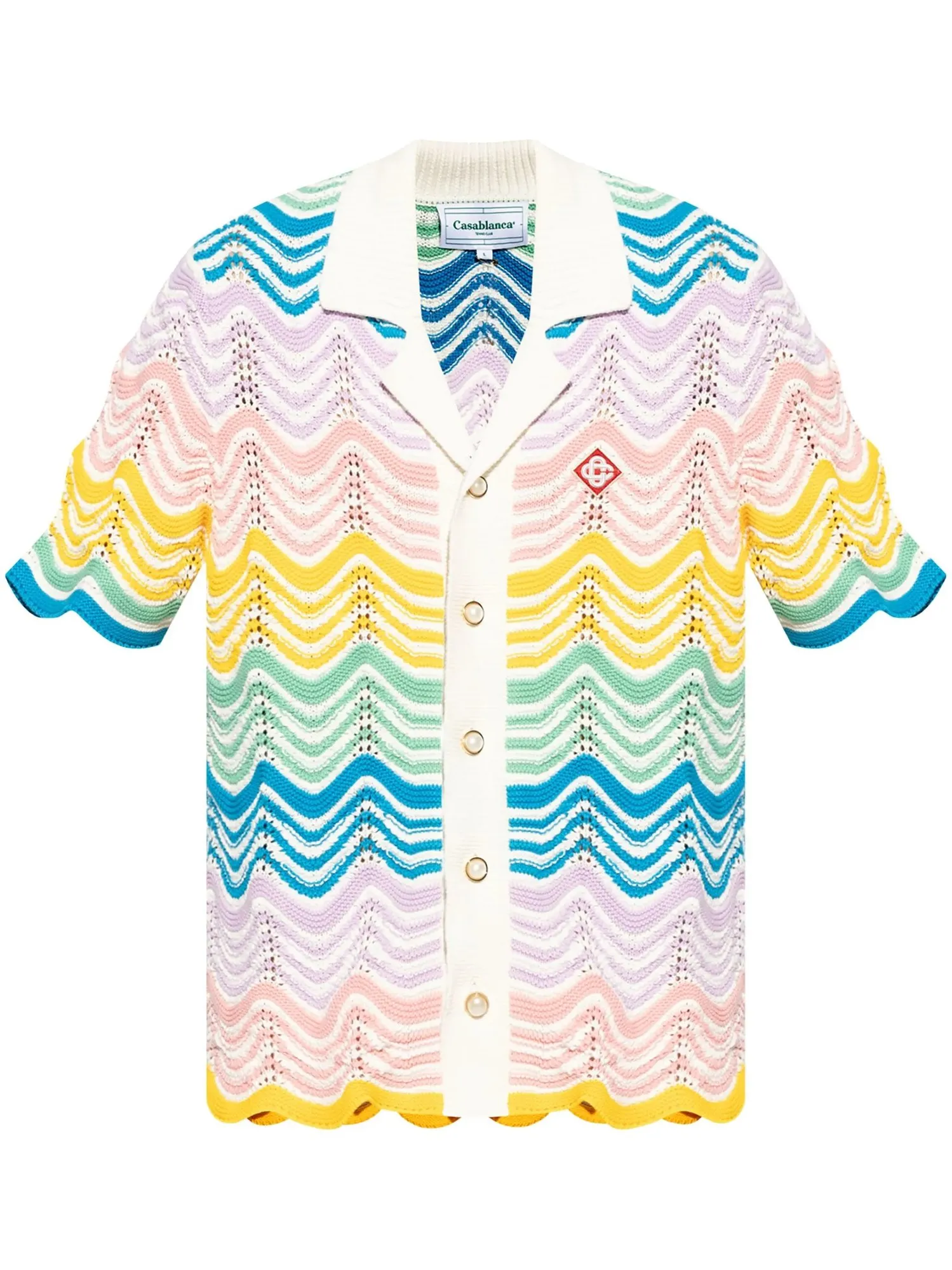 Casablanca, Wave Crochet Shirt, Rs 96,500