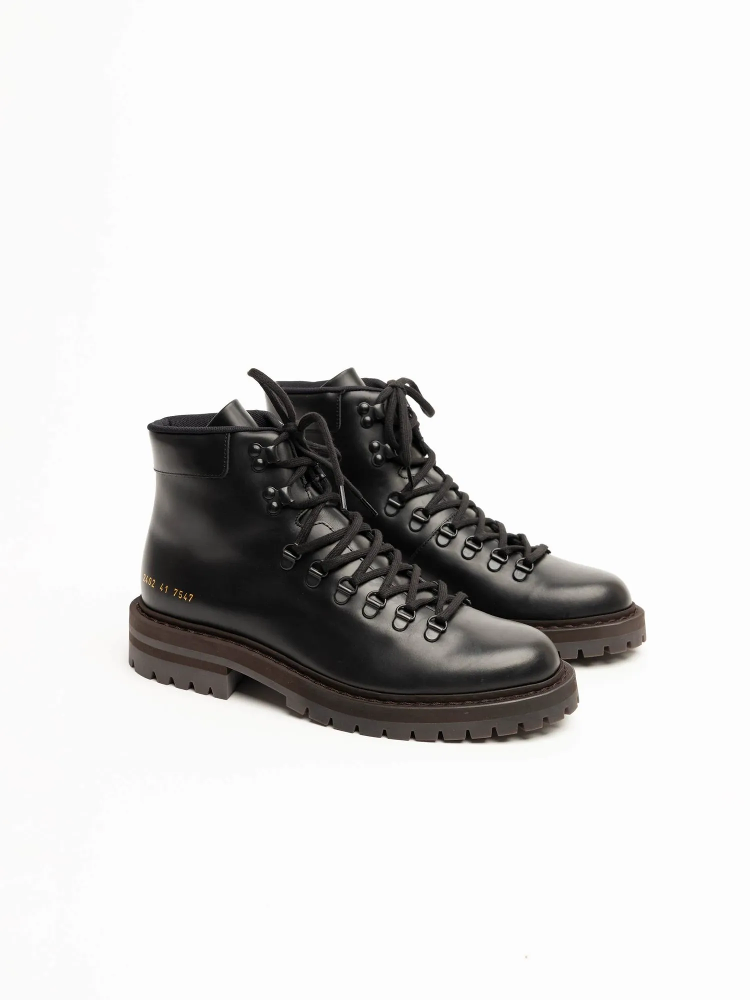 Common Projects’ Lace-Up Leather Ankle Boots