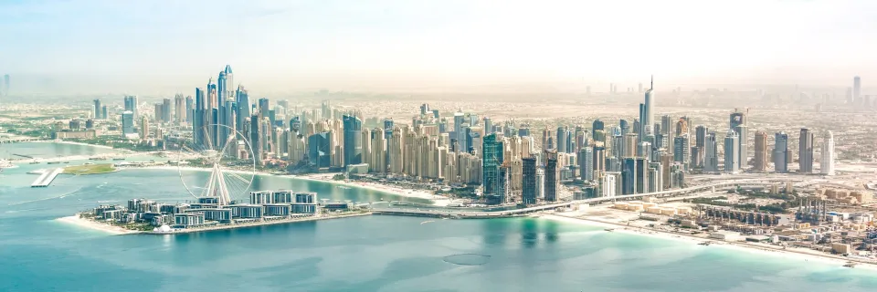 Where to? Sun, sand, and skyscrapers!