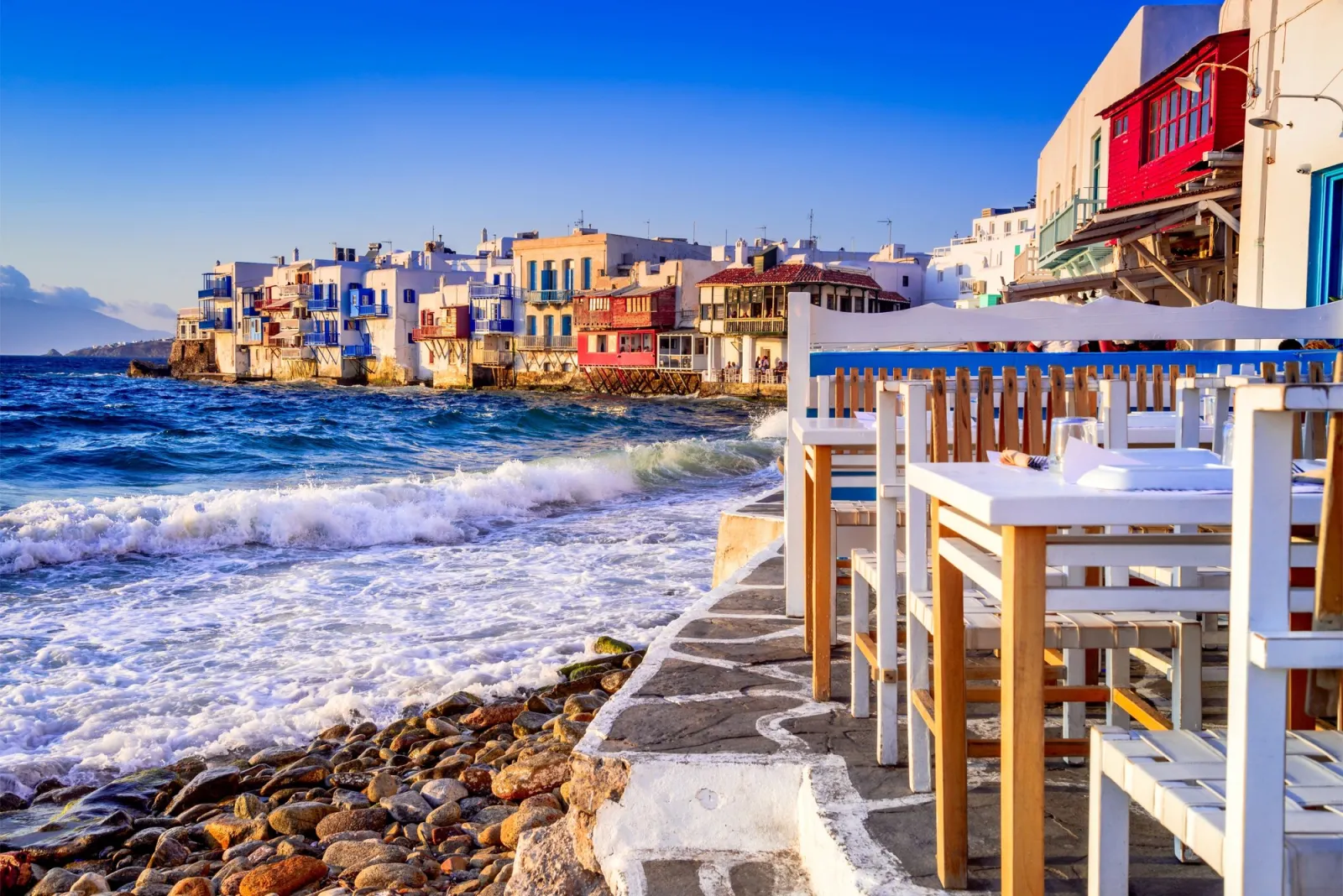 Sunset In Santorini, Sunrise In Mykonos