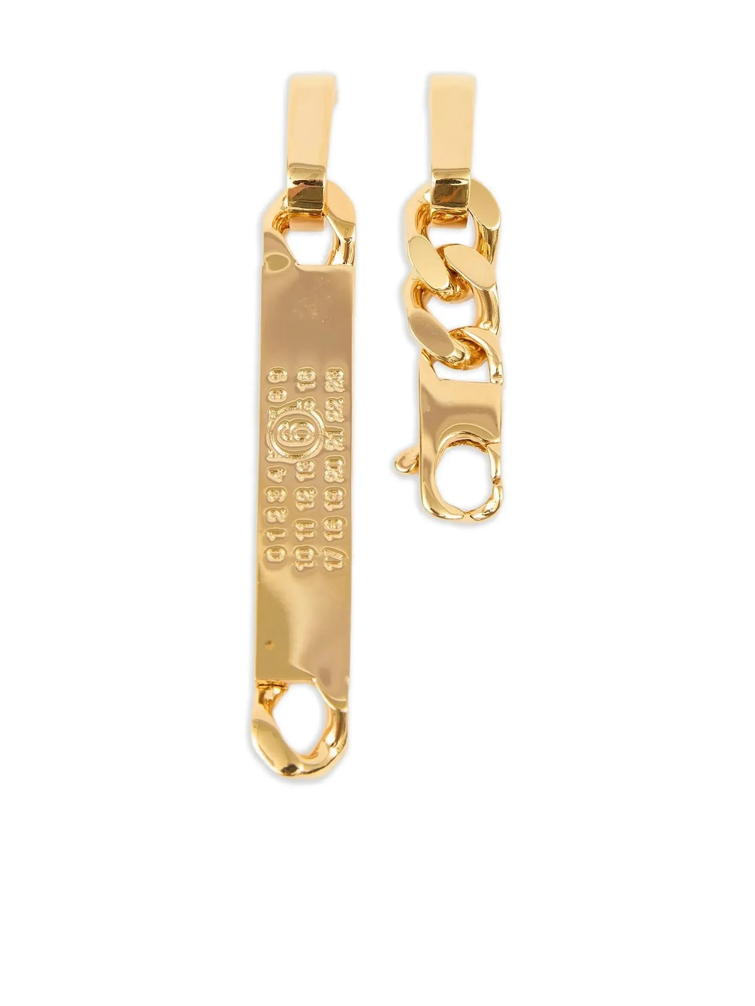 MM6 Maison Margiela, Numbers-Motif Drop Earrings, Rs 41,652
