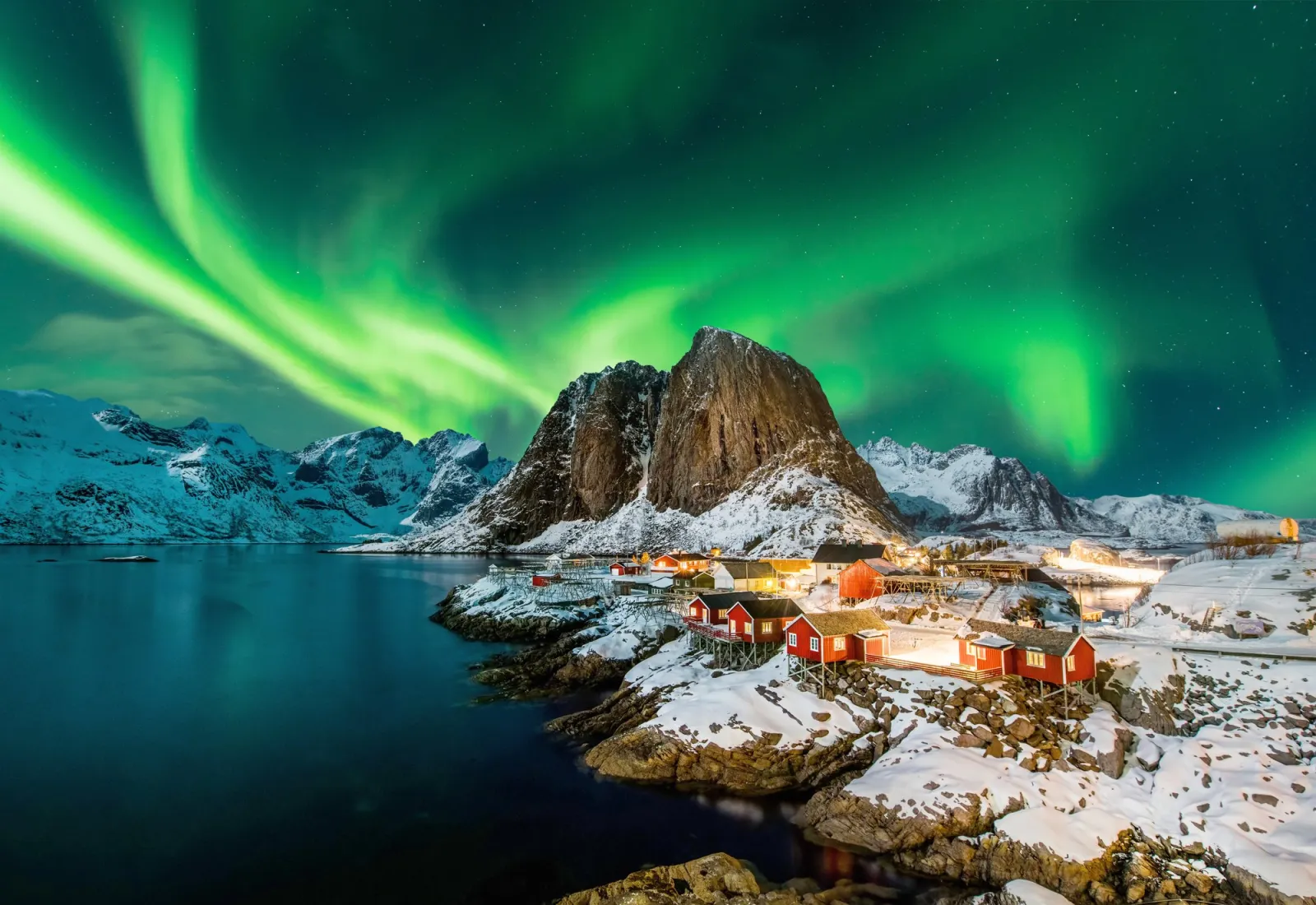Snuggle Up, Snowmobiles and Northern Lights