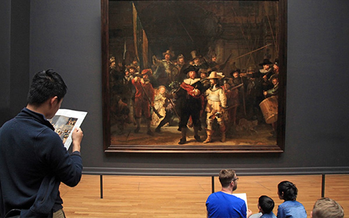 Dutch Virgule Over Canvas