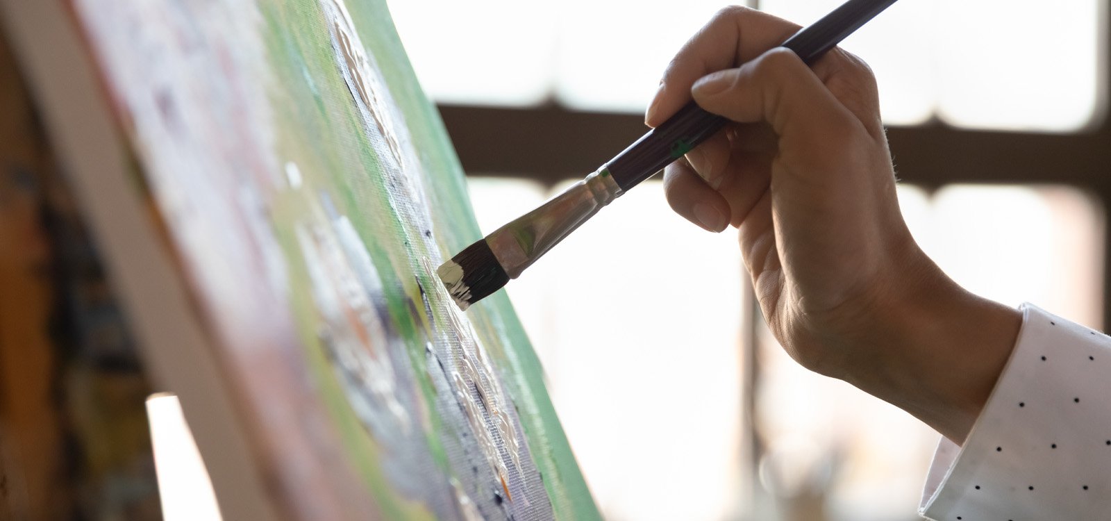 Indelible Mark On Canvas